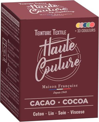 Teinture Textile - Haute Couture - 33 Couleurs - Tout-en-un - 350g - Vêtements et Tissus - Cacao