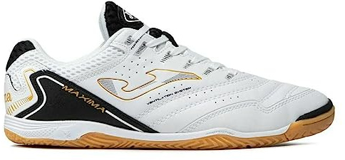 Joma Maxima 2102 IN MAXW2102IN, Mens Indoor Football Trainers, White, 43 EU