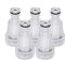 Lot de 5 filtres à Eau en Plastique pour Nettoyeur Haute Pression - 1,9 cm - Outil de Remplacement pour connecteurs de Jardin