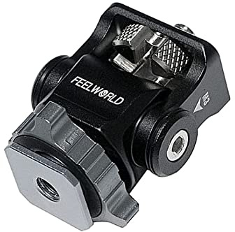 FEELWORLD Mini Hot Shoe Stand Camera Monitor Mount for DSLR, Microphone, DSLR Field Monitor