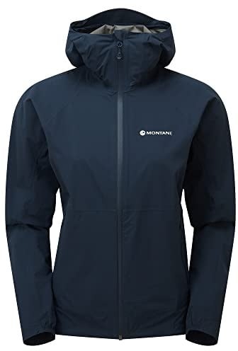 Montane Damen Minimus Lite Wasserdichte Jacke, Blau (Eclipse Blue), 34
