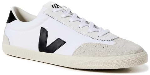 Veja Volley Herren-Sneaker, Weiß, Schwarz, 39.5 EU, VO0103524B