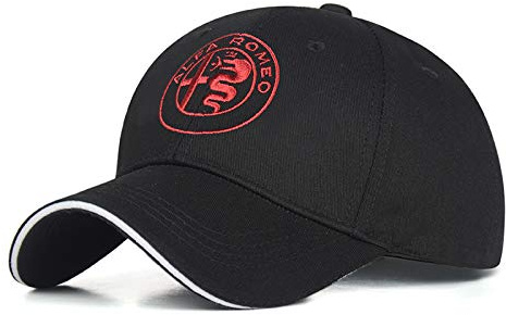 Baseball Cap Herren Snapback Cap für Herren Damen Unisex für Alfa Romeo Giulia Stelvio Giulietta GT 156 Baseball Caps für Herren Autofans Hüte,A