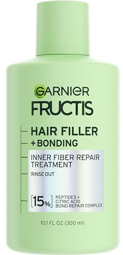 Garnier Fructis Hair Filler Bonding Inner Fiber Rinse Out Pre Shampoo Treatment With Bond Repair Complex, 10.1 Fl Oz, 1 Count