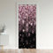 Homemissing Cerises Floraisons Rideau de Porte 106x203cm Style Japonais Sakura Fleurs Rideaux de Chambre Floral Botanique Rideau Occultant Rideaux Spring Rose Rideaux Exterieur d'entrée