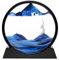 RCQD Sablier Decoratif Cadre Sable Mouvant 3D art du sable en mouvement Peinture de Sable Qui Coule Convient pour Kits de Sable pour Enfants Cadeaux (Bleu,12)