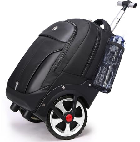 Aoking Mochila Multifuncional con Ruedas, Negocios,Viajes,Escuela,Senderismo,Picnic,Impermeable