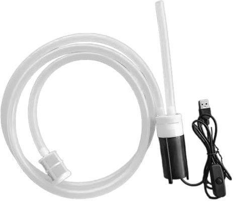 Baoblaze Pompe à vin électrique, Siphon de bière, filtre de brassage, pompe de transfert de Tube de Siphon domestique, Ensemble de 1.5 mètres