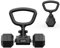Convert Dumbbells into Kettlebell by SEWD – Adjustable Weights & Up to 220LB Capacity Kettlebell Handle for Weight Lifting, 90-Degree Rotating Handle, Compatible with Dumbbells (max 1.5 handle