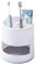 Soporte blanco para cepillo de dientes, soporte blanco para cepillo de dientes con drenaje, para baño, desmontable, con orificio ventilado, a prueba de moho, para almacenamiento de baño, cocina,