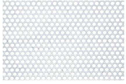 PATIKIL 7.9 X 3.9 304 Inossidabile Acciaio Perforato Lamiera 0.3 Rotondo Foro 20ga Metallo Espanso Rete Piastra Schermo Decorativo Reti per Ventilazione Griglia
