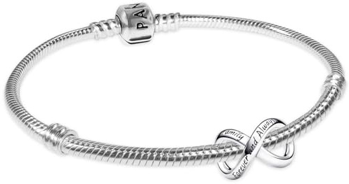PANDORA Damenarmband Bundle Für Immer & Ewig Unendlichkeit Silber 68309-21