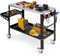 COSTWAY Mobiler Schweißtisch 92 x 46 cm, Schweißwerkbank mit φ 1,6cm Löchern & Werkzeugständer & Ablage & 8 Werkzeugschlitzen & 2 Schweißdüsenhaltern, Arbeitstisch auf Rädern bis 540 kg belastbar