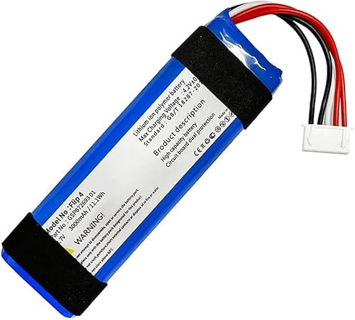 4000 mAh Battery for JBL Flip 4, Flip 4 Special Edition, GSP872693 01
