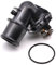 HAOTOM 88℃ Gruppo alloggiamento termostato Termostati Per Chrysler 300C 2011-2023 Per Jeep Grand Cherokee 2011-2024 Per Lancia 2011-2014 68147599AB