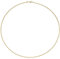 1,5mm Halsreif Omegareif 925 Silber gelbgold vergoldet 45cm Halsschmuck Damen