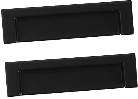 NULYLU 2stücke Einbau Türgriff Verdeckte Scheune Tür Ziehen Möbel Knopf Pull Griff Aus Zinklegierung Für Schränke Kommoden Möbelzubehör