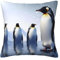 DFEPFKGOKL Pinguin-Überwurfkissen für Sofa, weiche Kissenbezüge, quadratisch, Couch- und Bett-Kissenbezüge, stilvoller Komfort, Heimdekoration