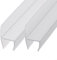 Lot de 2 joints de porte de douche haute performance, chacun mesurant 50 cm pour bloquer les fuites d'eau (15 mm)