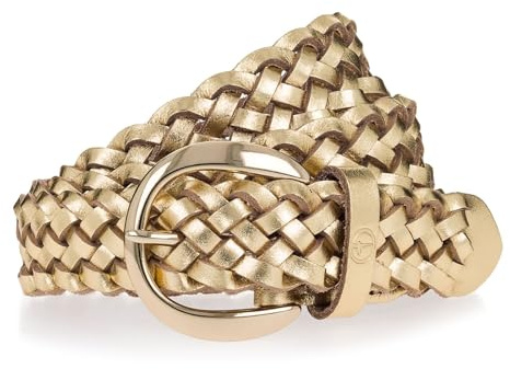 Tamaris Leather Belt W85 Gold