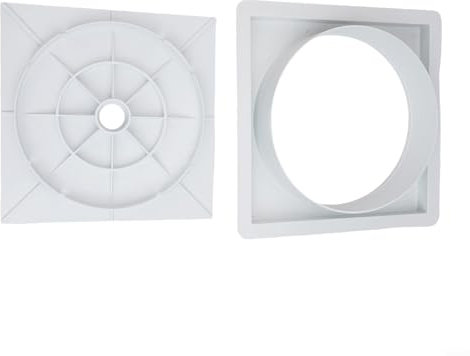 Pool Skimmer Top Cover Deckel Pool Skimmer Ersatzabdeckung Pool Skimmer Deckel Top Cover Quadratische Platte Abdeckung, maximieren Effizienz bei der Poolwartung mit Top Cap für Hayward Medium Skimmer