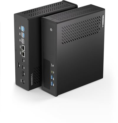Gaming Mini PC RTX 5050 AI Mini PC Ultra7 165H, Quad Display mini Computer | 14th gen Micro PC Win11 Pro, DLSS4 8G DDR6, 64GB DDR5 RAM 512GB SSD, 2*HD, 2*DP, USB-C, Gaming PC Dual LAN 2.5G/WIFI 6/BT 5.2