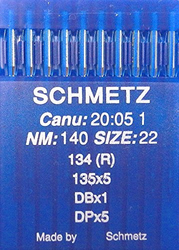 SCHMETZ 10 Rundkolben Nähmaschinen Nadeln System 134 (R) Industrie St. 140