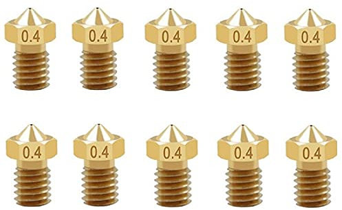 MASUNN Flsun ® 10St 0.4 Mm Kupfer Düse Druck Kopf Für 3D-Drucker 1,75 Mm Filament