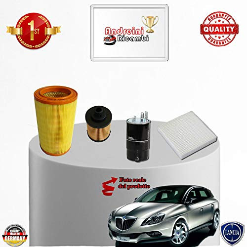 KIT TAGLIANDO 4 FILTRI DELTA III 1.6 MJTD 16V 88KW 120CV DAL 2009 ->