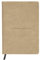 Clairefontaine 103943C Heft Flying Spirit, Cover aus Leder, 14,8 x 21cm, Fadenbindung, Lesezeichen, 90 Blatt, 90g, dot, 1 Stück, Beige