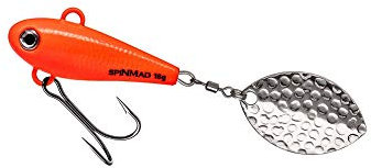 SpinMad Jigspinner 18g - Spinner, Farbe Lieblingsköder:Möhrchen
