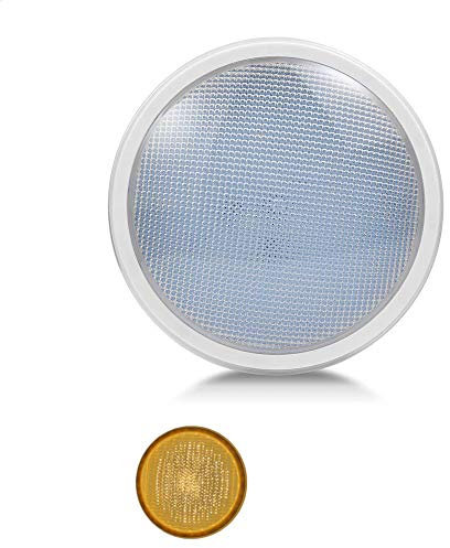 LED PAR56 Poolbeleuchtung Schwimmbadlampe 12V AC IP68 für dein Pool oder Schwimmbecken in Weiß oder Warmweiß in verschiedenen Leistungstufen ersetzt bis zu 300W Halogen Spot (Warmweiß, 35W)