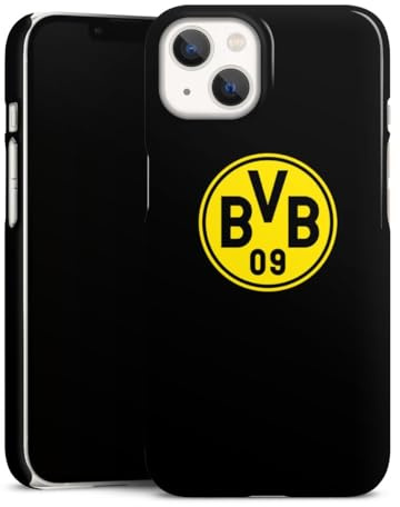 Premium Case kompatibel mit Apple iPhone 13 Smartphone Handyhülle Schutzhülle glänzend Borussia Dortmund Logo BVB