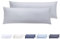 Todocama – 2 Kissenbezüge, extra weich, hypoallergen, Set mit 2 Kissenbezügen, 90 x 40 cm, Hellgrau (8435439012966)