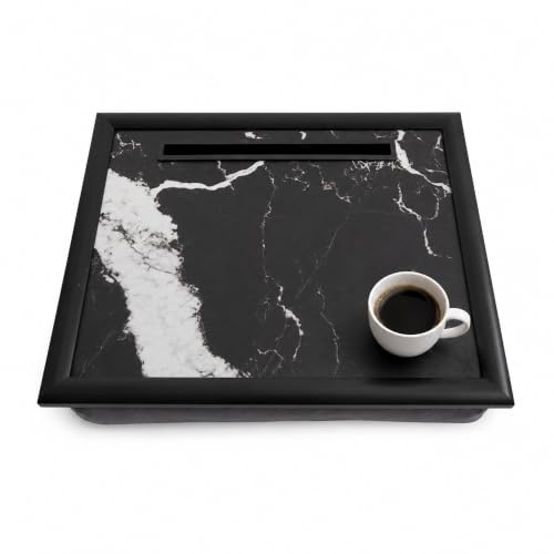 Premier Vine Rectangular Tray Handcrafted Sustainable Acacia Wood With Aluminium Leaf Handles Serving Tray For Dining Table Top Modern Design (20 cm x 9 cm x 45 cm)