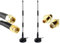 2 x UniteCom À Toute épreuve Gain élevé 4G/5G Booster Whip Antenne Omnidirectionnelle Forte Support Magnétique SMA TS9 Externe Intérieur Extérieur Internet Antenne Haut Débit Mobile
