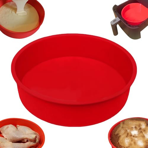 Accesorios freidora de aire - Molde silicona freidora de aire compatible con COSORI 5.5 L y COSORI 6.4 L -Accesorios freidora sin aceite -Molde bizcocho. - Molde de reposteria (PACK 1 UNIDAD)
