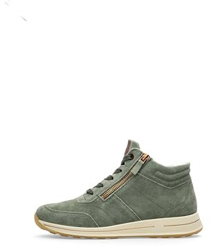 ARA Damen Osaka Mid-Cut Sneaker, Thyme, 41.5 EU Weit