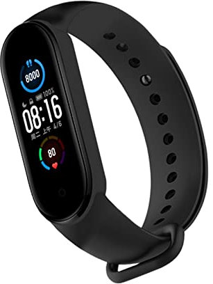 KBUYS Cinturino compatibile con Xiaomi Mi Band 6 5 4 3 Cinturino in silicone Cinturino da polso MiBand 3/4 Band5 Band6 7 Accessori for smartwatch (Color : Black 12, Size : Mi band 7)
