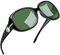 Joopin Vintage Sonnenbrille Damen Polarisiert Grün Übergroße Sonnenbrille Elegant Klassische Brille Trendy UV400 (G15 Grün)