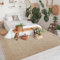Thedecofactory Essence - Tapis en Jute et Coton avec Franges Natural 160x230