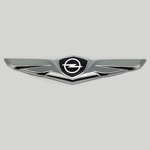 BAUFAS Auto Emblem Aufkleber, Für Opel Vauxhall Astra Insignia Corsa Mokka Vectra opc VXR Vauxhall Tigra Combo Twintop Omega Buchstaben Abzeichen Außenmodifikationszubehör,C