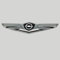 BAUFAS Auto Emblem Aufkleber, Für Opel Vauxhall Astra Insignia Corsa Mokka Vectra opc VXR Vauxhall Tigra Combo Twintop Omega Buchstaben Abzeichen Außenmodifikationszubehör,C
