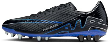 Nike Herren Zoom Vapor 15 Academy AG Fussballschuh, Black/Chrome-Hyper Royal, 43 EU