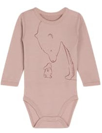 Hust & Claire Woll/Bambus Body Baloo Eisbär Shade Rose