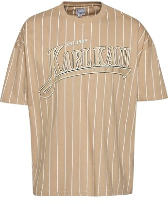 Karl Kani Herren KM234-001-2 KK Trekking Boxy Pinstripe Tee