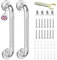 16Inch/40.64cm Bathroom Handles, 2-Pack Anti-Slip Grab Handles, 304 Stainless Steel Tub Handles, Safety Handles for Elderly, Children and Disabled People