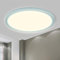LQWELL® Lámpara de Techo LED Lámpara de Techo, IP44 Lámpara de Baño Impermeable Redonda Plana 18W 4000K 1600LM Delgada para Sala de Estar Baño Dormitorio Cocina Pasillo Sótano Oficina, 220 * 24mm