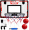 Galerie SV Basketballkorb Indoor Kinder, Mini Basketballkorb Set mit 2 Basketball, Sport Spielzeug Basketball Korb Set Indoor 40x30cm Basketballbrett Wandmontage