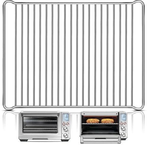 Air Fryer Rack for Breville Air Fryer Countertop Oven, 13.4''*13.4'' Stainless Steel Air Fryer Accessories Roasting Steamer Grill Racks Baking Tray,Dishwasher Safe
